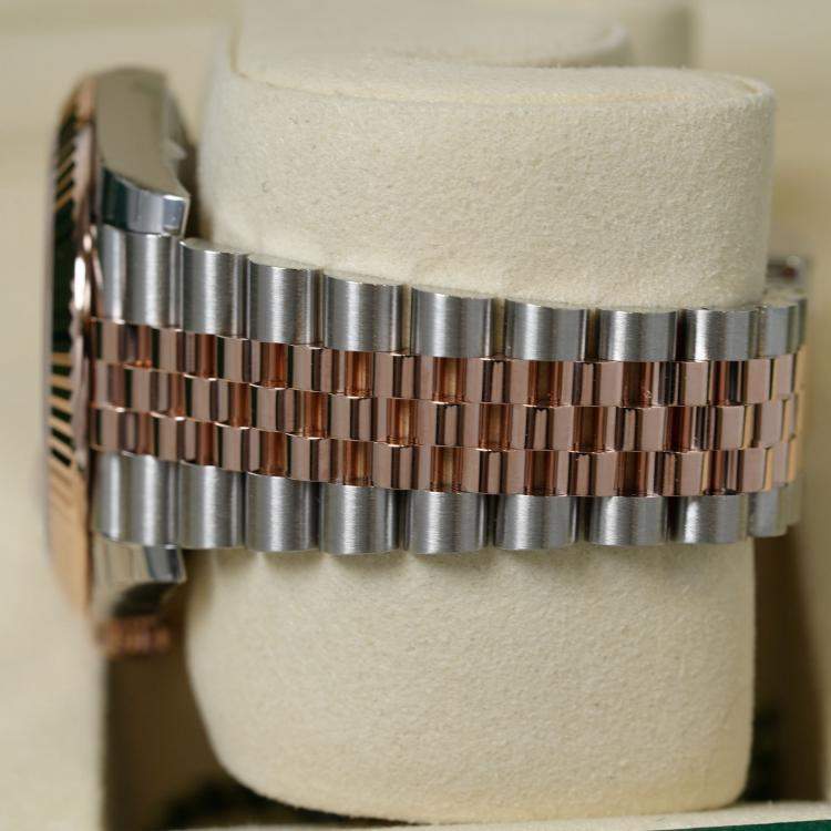 Pre Owned Rolex Datejust 126331-0010 Automatic Sundust 18K Rose Gold Stainless Steel Men’s Wristwatch 41 mm