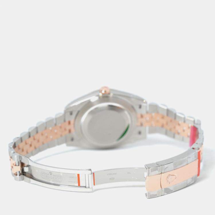 Pre Owned Rolex Datejust 126331-0010 Automatic Sundust 18K Rose Gold Stainless Steel Men’s Wristwatch 41 mm