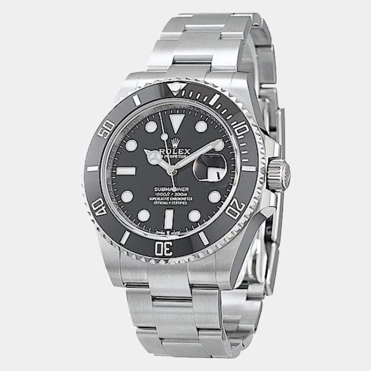 Rolex Submariner Date Black 126610 Stainless Steel Watch, Used, Mens | Bob's Watches