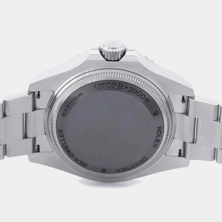 Pre Owned Rolex Blue Stainless Steel Sea-Dweller Deepsea 136660 Automatic Men's Wristwatch 44mm