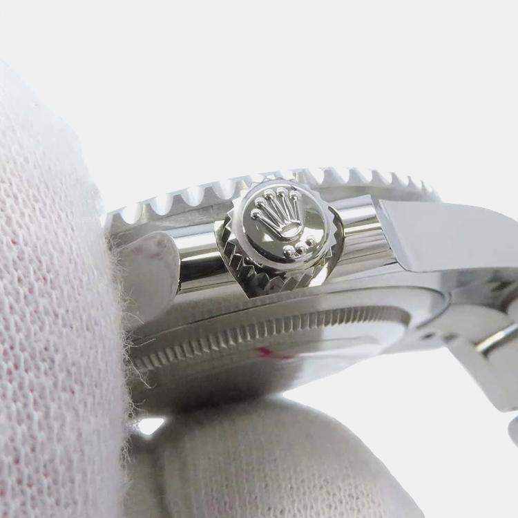 Pre Owned Rolex Black Ceramic GMT-Master II 126710BLN` Automatic Men's Wristwatch 40 mm