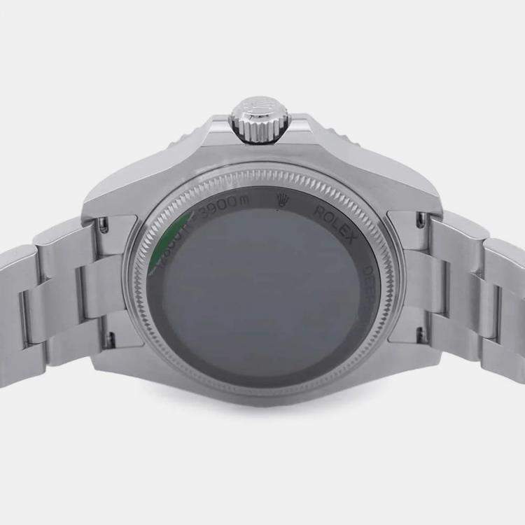 Pre Owned Rolex Black Stainless Steel Sea-Dweller Deepsea 136660 Automatic Men's Wristwatch 44 mm
