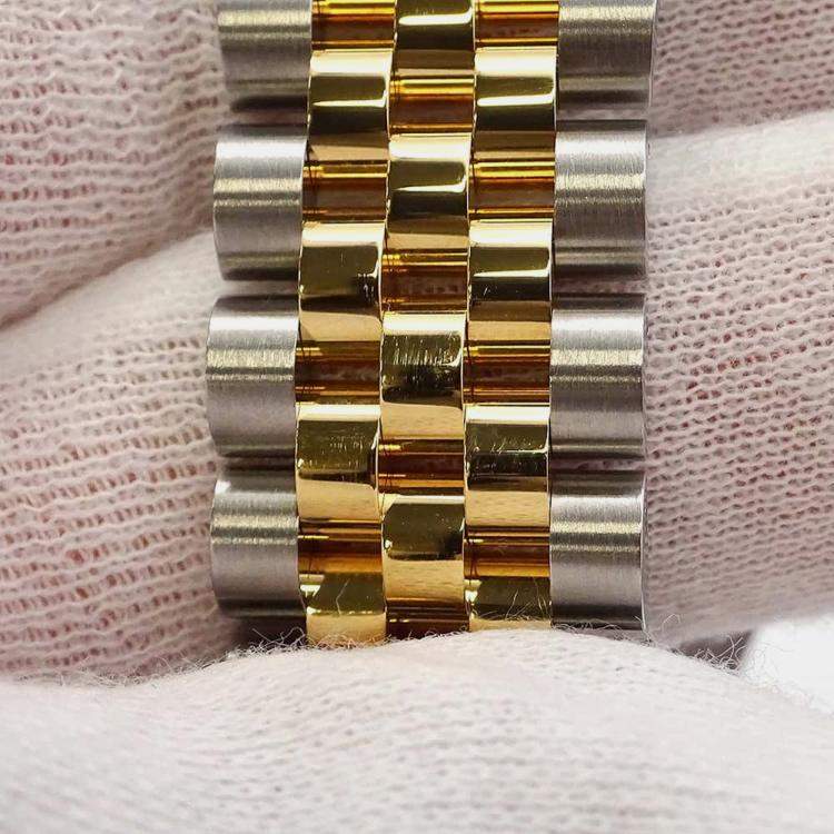 Pre Owned Rolex Black 18k Yellow Gold Stainless Steel GMT-Master II 126713GRNR Automatic Men's Wristwatch 40 mm