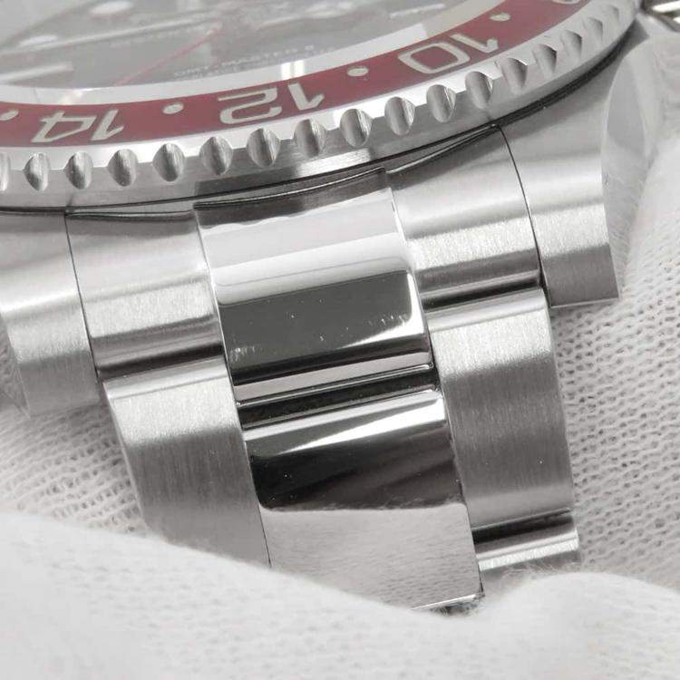 Pre Owned Rolex Black Stainless Steel GMT-Master II 126710BLRO Automatic Men's Wristwatch 40 mm