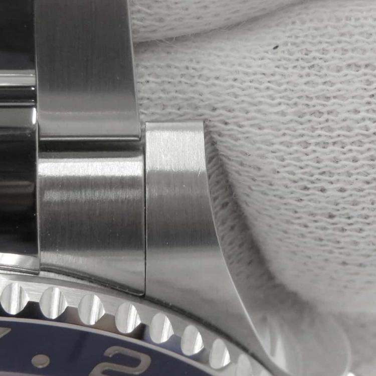 Pre Owned Rolex Black Stainless Steel GMT-Master II 126710BLRO Automatic Men's Wristwatch 40 mm