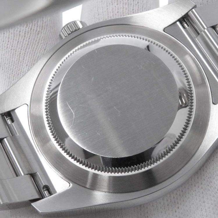 Pre Owned Rolex Black Stainless Steel Air-King 116900 Automatic Men's Wristwatch 40 mm