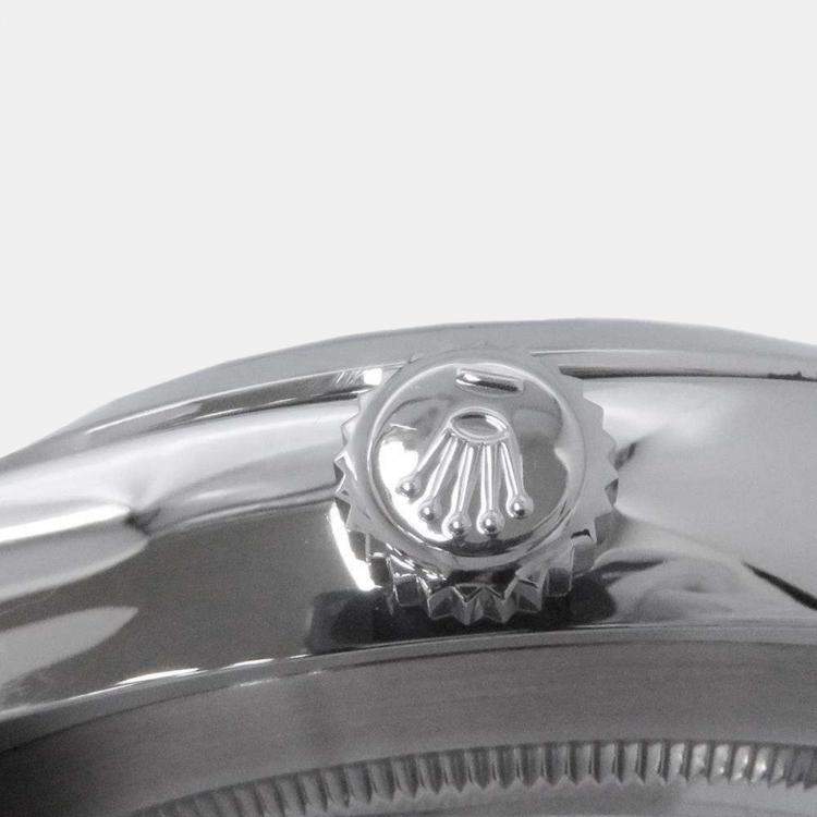 Pre Owned Rolex Black Stainless Steel Air-King 116900 Automatic Men's Wristwatch 40 mm
