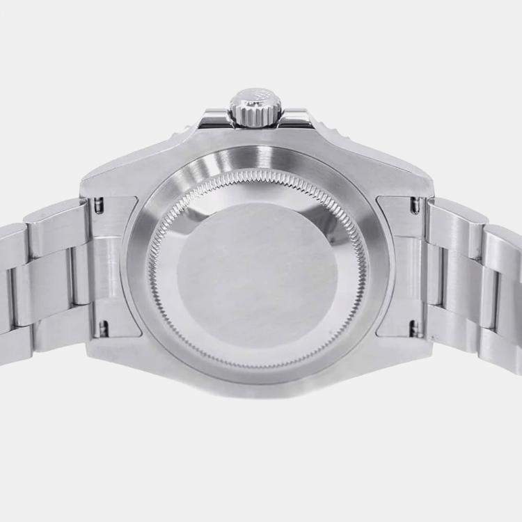 مملوكة مسبقًا Rolex Black Stainless Steel Submariner Automatic Men's Wristwatch 41 mm