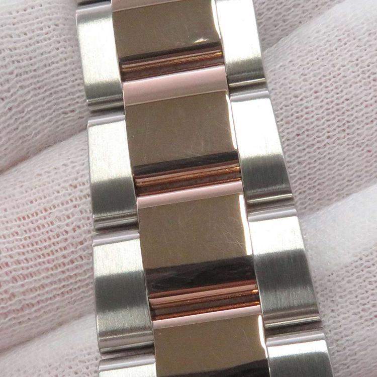 Pre Owned Rolex Brown 18k Rose Gold Stainless Steel Yacht-Master 116621 Automatic Men's Wristwatch 40 mm