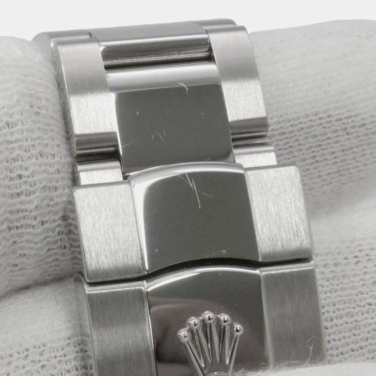 Pre Owned Rolex Blue Stainless Steel Datejust 126300 Automatic Men's Wristwatch 41 mm