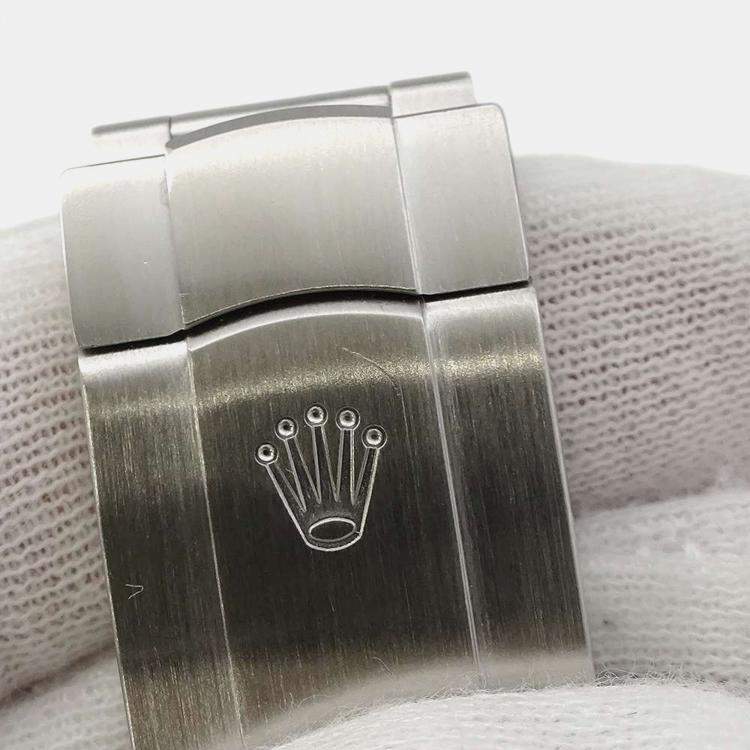 Pre Owned Rolex Black Stainless Steel Air-King 116900 Automatic Men's Wristwatch 40 mm