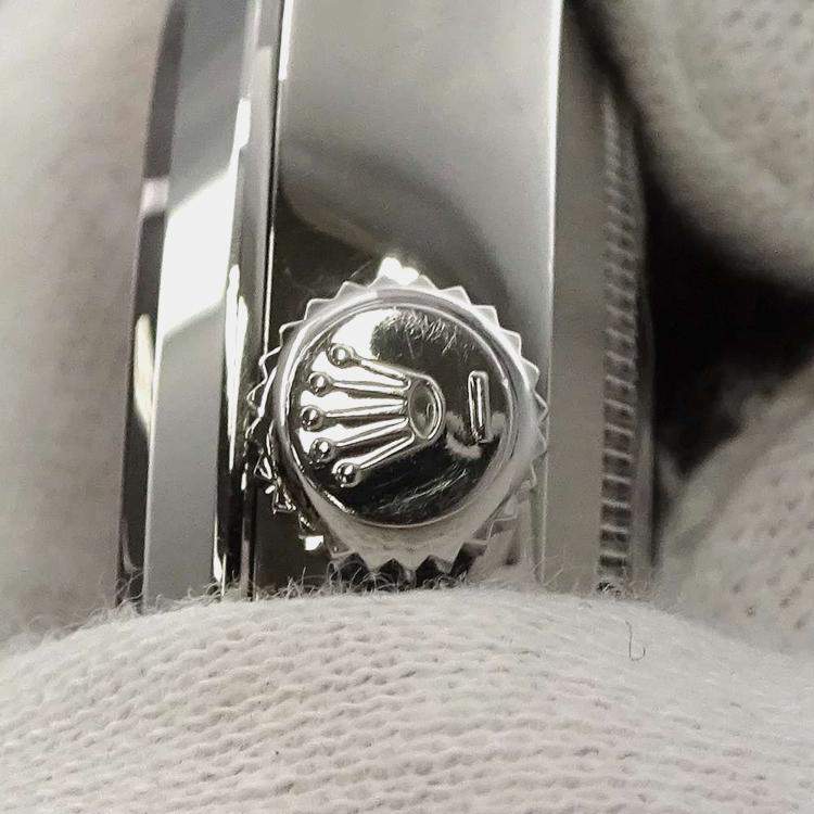 Pre Owned Rolex Black Stainless Steel Air-King 116900 Automatic Men's Wristwatch 40 mm