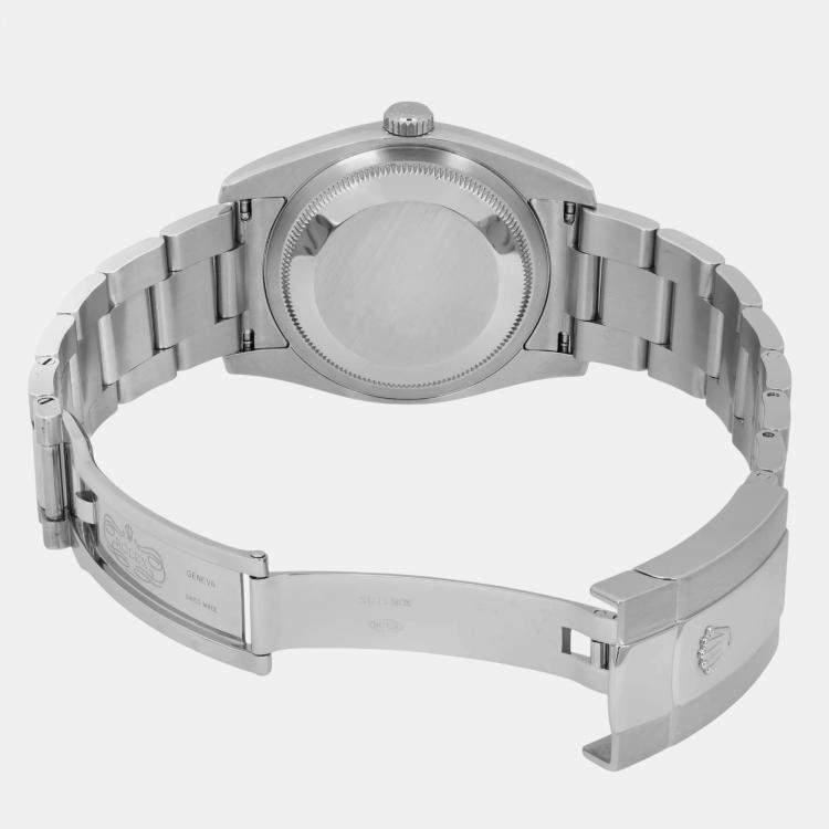 Pre Owned Rolex Silver Stainless Steel Datejust 116234 Automatic Men's Wristwatch 36 mm