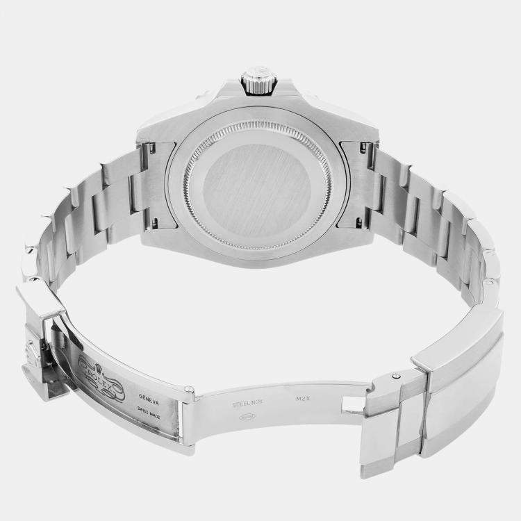 Pre Owned Rolex Black Stainless Steel GMT Master II 126710GRNR Automatic Men's Wristwatch 40 mm