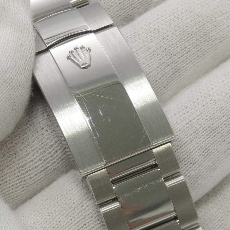 Pre Owned Rolex Black 18k White Gold Stainless Steel Sky-Dweller 326934 Automatic Men's Wristwatch 42 mm
