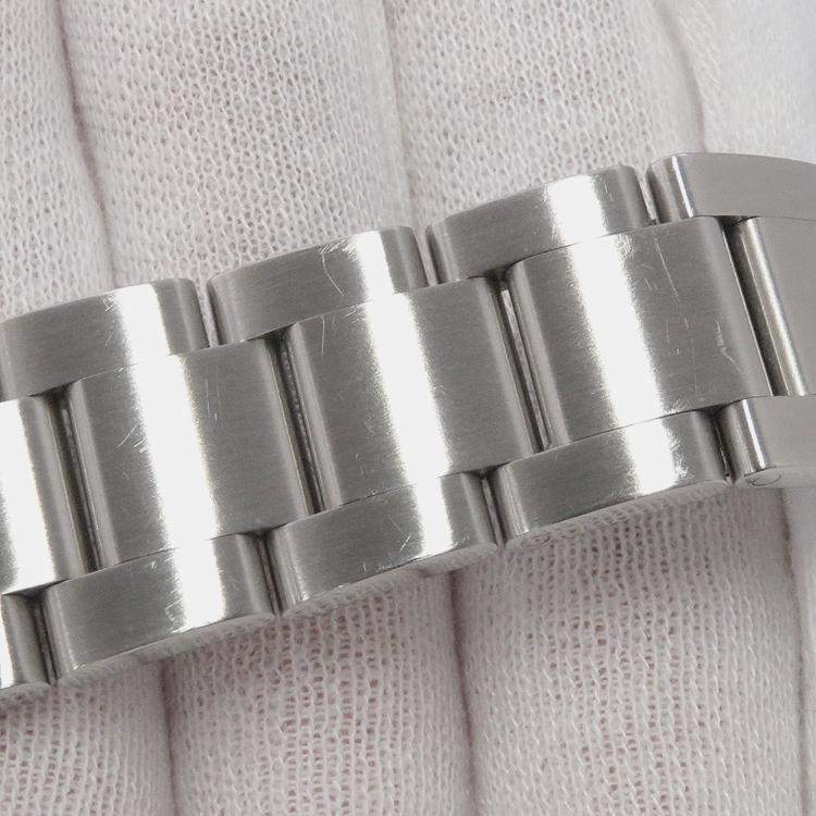 Pre Owned Rolex White Stainless Steel Air-King 114200 Automatic Men's Wristwatch 34mm
