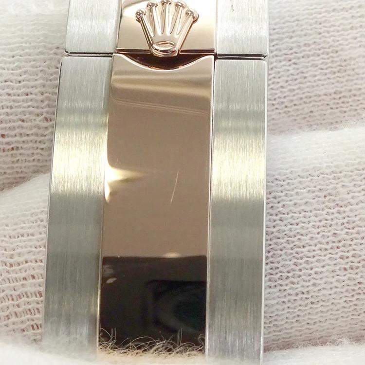 Pre Owned Rolex Black 18K Rose Gold Stainless Steel Yacht-Master 268621 Automatic Men's Wristwatch 37mm