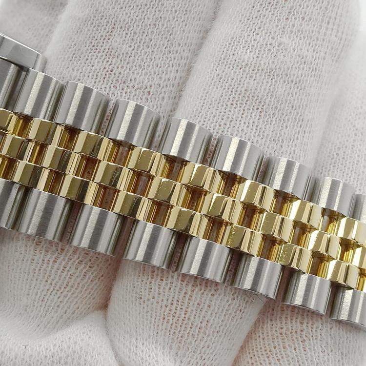 Pre Owned Rolex Datejust 116233NR Automatic 18k Yellow Gold Stainless Steel Men's Wristwatch 36 mm