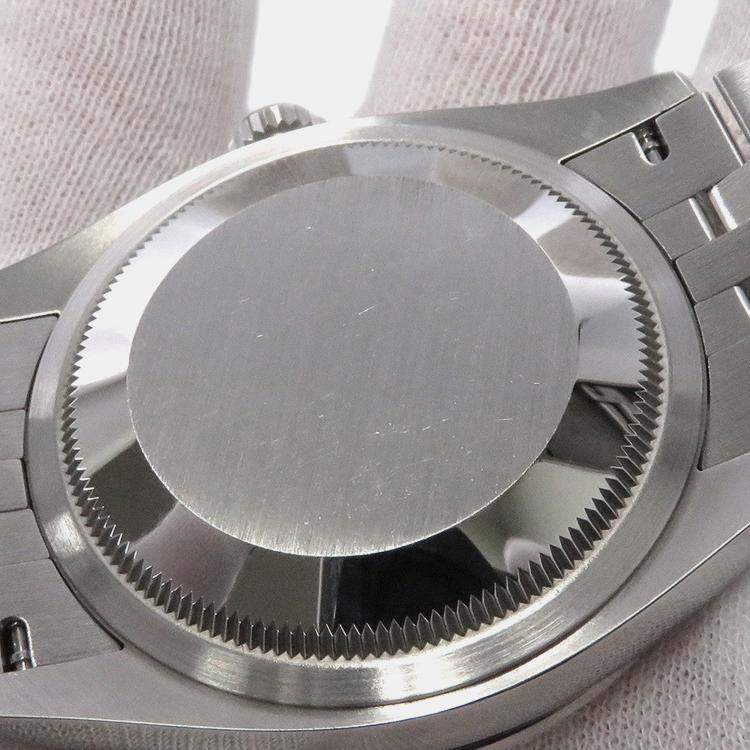 Pre Owned Rolex Datejust 126284RBR Automatic White Mother of Pearl 18k White Gold Stainless Steel Men's Wristwatch 36 mm