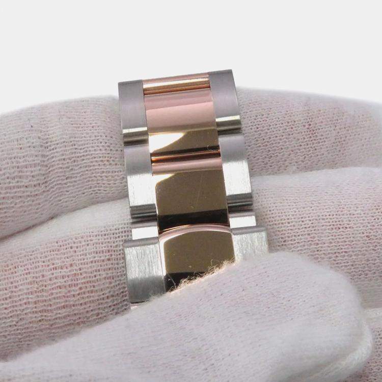 Pre Owned Rolex Datejust 126331G Automatic Sundust 18k Rose Gold Stainless Steel Men's Wristwatch 41 mm