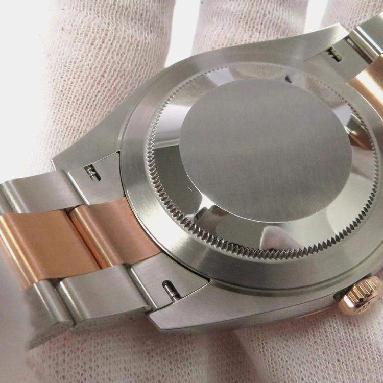 Pre Owned Rolex Datejust 126331G Automatic Sundust 18k Rose Gold Stainless Steel Men's Wristwatch 41 mm