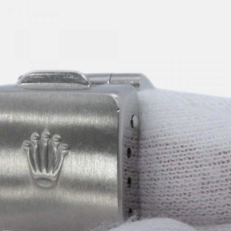 Pre Owned Rolex Air-King 14000 Automatic Silver Stainless Steel Men's Wristwatch 34 mm