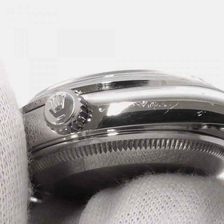 Pre Owned Rolex Air-King 14000 Automatic Silver Stainless Steel Men's Wristwatch 34 mm