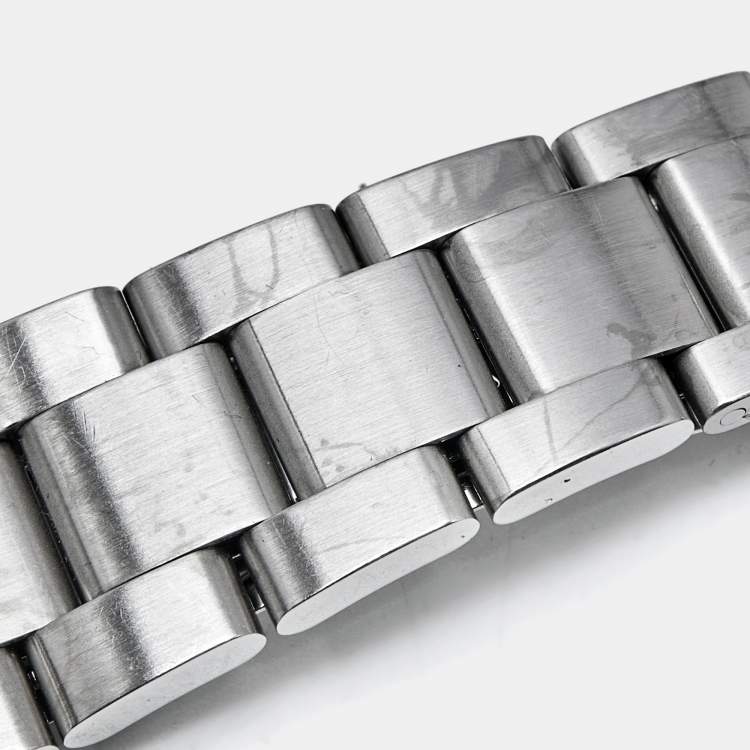 Pre Owned Rolex Black Stainless Steel Explorer II 16570T Men's Wristwatch 40 mm