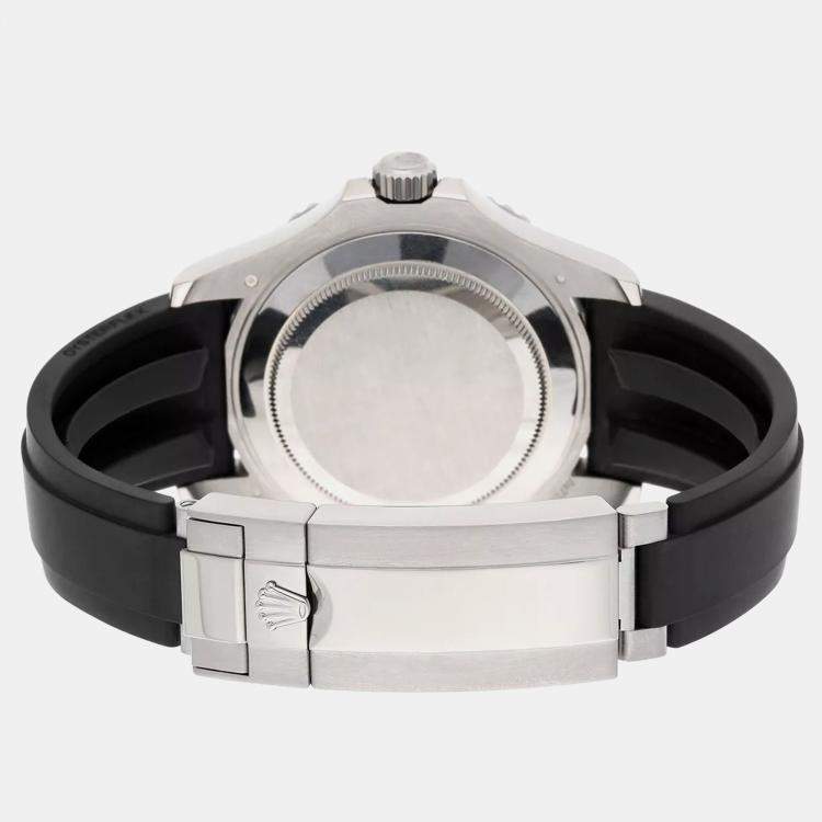 Pre Owned Rolex Yacht-Master 226659 Automatic Black 18k White Gold Men's Wristwatch 42 mm