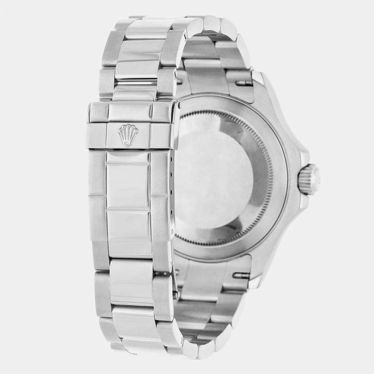 Pre Owned Rolex Yacht-Master 16622 Automatic Silver Platinum Men's Wristwatch 40 mm