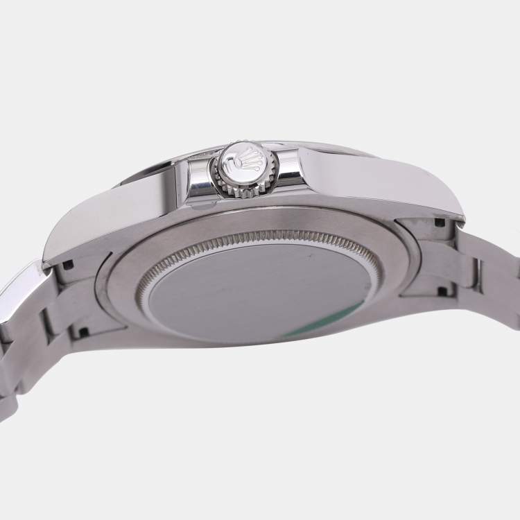 Pre Owned Rolex Black Stainless Steel Explorer II 226570 Men's Wristwatch 41.5 mm