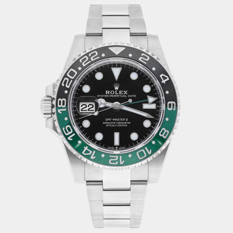 Pre Owned Rolex GMT-Master II 126720VTNR Automatic Black Stainless Steel Men's Wristwatch 40 mm