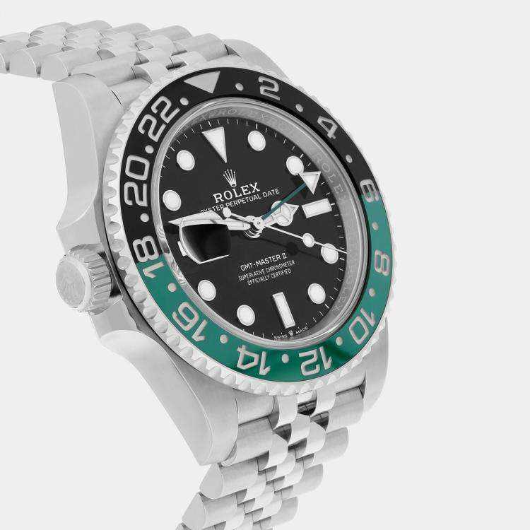 Pre Owned Rolex GMT-Master II 126720VTNR Automatic Black Stainless Steel Men's Wristwatch 40 mm