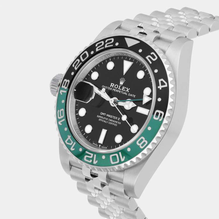 Pre Owned Rolex GMT-Master II 126720VTNR Automatic Black Stainless Steel Men's Wristwatch 40 mm