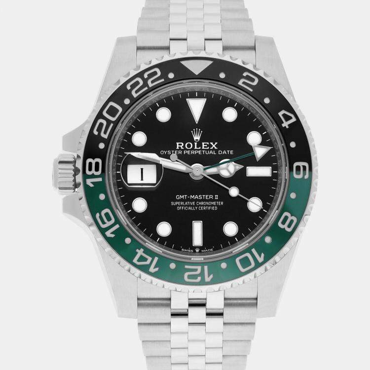 Pre Owned Rolex GMT-Master II 126720VTNR Automatic Black Stainless Steel Men's Wristwatch 40 mm