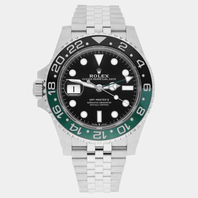 Pre Owned Rolex GMT-Master II 126720VTNR Automatic Black Stainless Steel Men's Wristwatch 40 mm