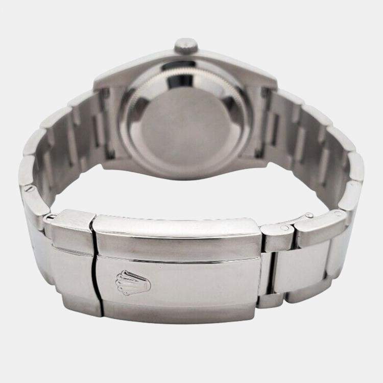 Pre Owned Rolex Datejust 116200 Automatic Blue Stainless Steel Men's Wristwatch 36 mm