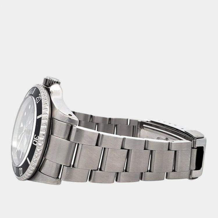 Pre Owned Rolex Sea-Dweller 16600 Automatic Black Stainless Steel Men's Wristwatch 40 mm