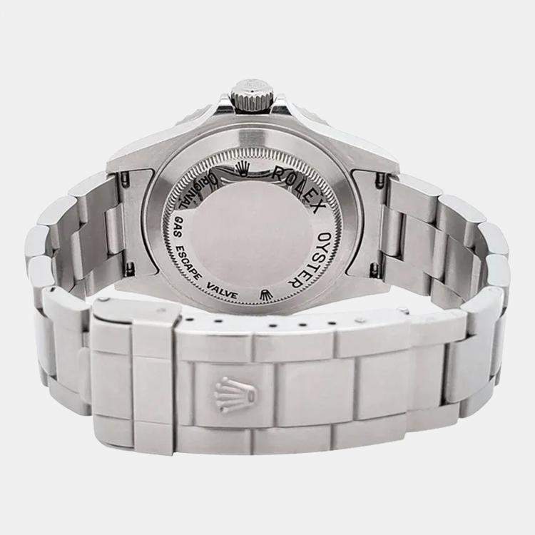 Pre Owned Rolex Sea-Dweller 16600 Automatic Black Stainless Steel Men's Wristwatch 40 mm