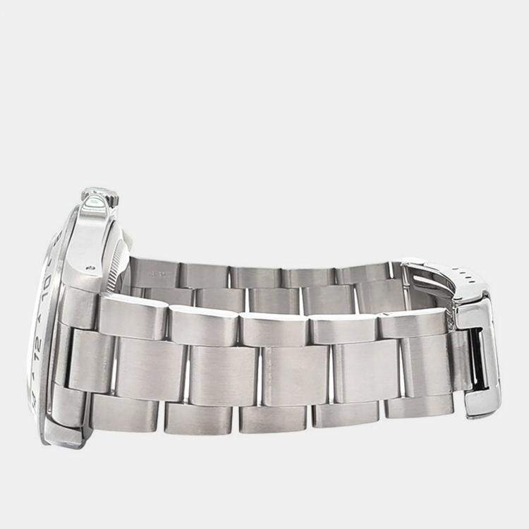 Pre Owned Rolex Explorer II 16570 Automatic White Stainless Steel Men's Wristwatch 40 mm