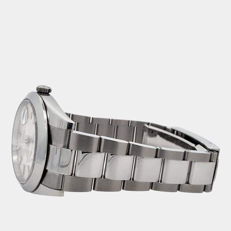Pre Owned Rolex Datejust 126300 Automatic Silver Stainless Steel Men's Wristwatch 41 mm