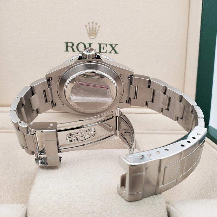 Pre Owned Rolex Submariner Date 16610 Automatic Black Stainless Steel Men’s Wristwatch 40 mm