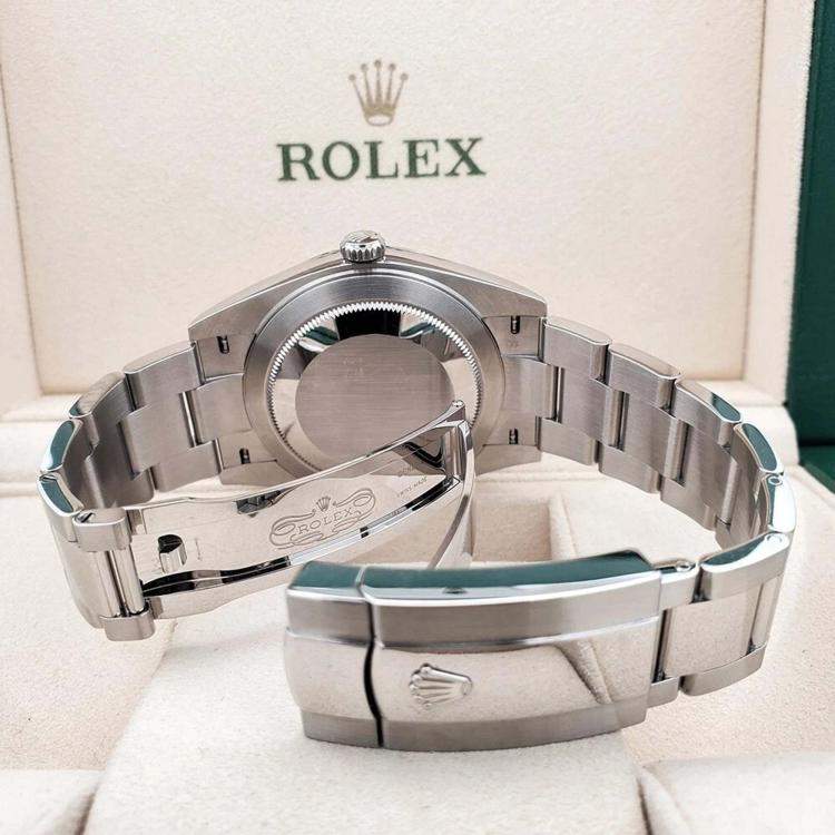 Pre Owned Rolex Datejust 126334 Automatic White 18K White Gold Stainless Steel Men’s Wristwatch 41 mm