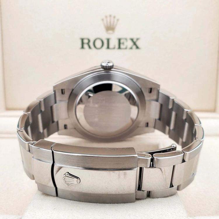 Pre Owned Rolex Datejust 126334 Automatic White 18K White Gold Stainless Steel Men’s Wristwatch 41 mm