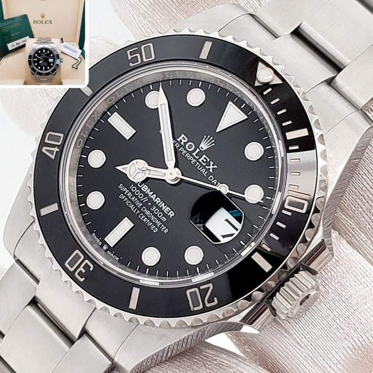 Pre Owned Rolex Submariner Date 126610LN Automatic Black Stainless Steel Men’s Wristwatch 41 mm