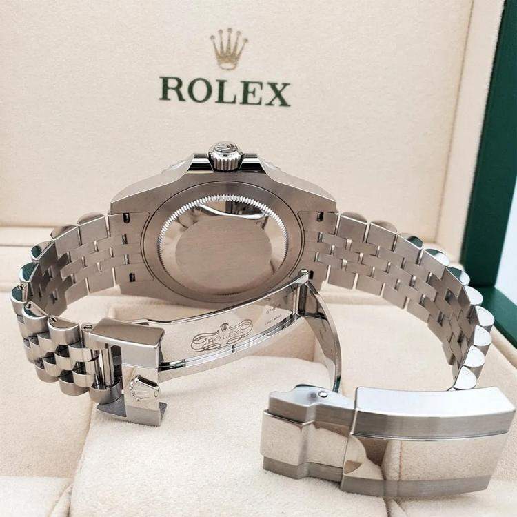 Pre Owned Rolex GMT Master II Pepsi 126710BLRO Automatic Black Stainless Steel Men’s Wristwatch 40 mm