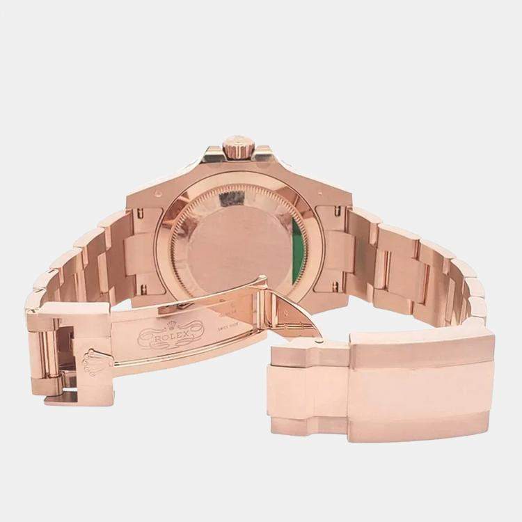 Pre Owned Rolex GMT Master II 126715CHNR Automatic Black 18k Rose Gold Men’s Wristwatch 40 mm