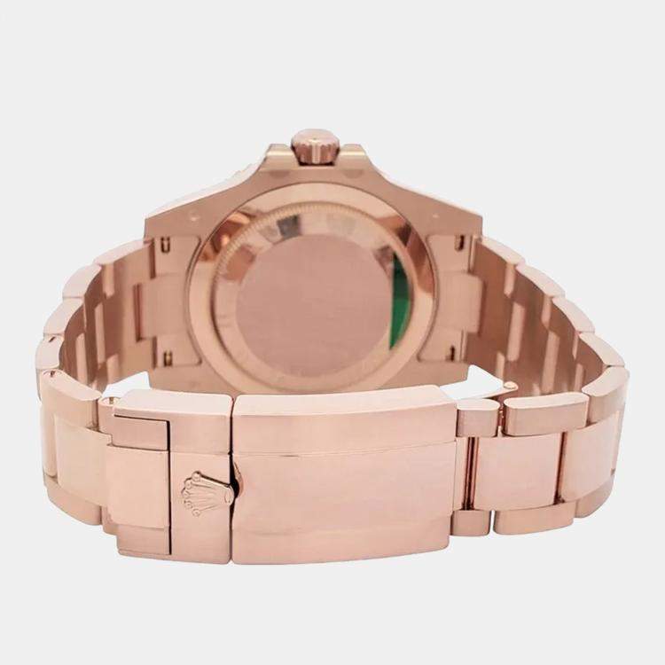 Pre Owned Rolex GMT Master II 126715CHNR Automatic Black 18k Rose Gold Men’s Wristwatch 40 mm