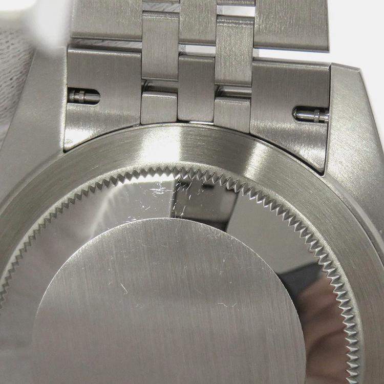 Pre Owned Rolex Datejust 126334 Automatic Grey Stainless Steel Men's Wristwatch 41 mm