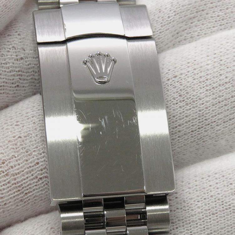 Pre Owned Rolex Datejust 126334 Automatic Grey Stainless Steel Men's Wristwatch 41 mm
